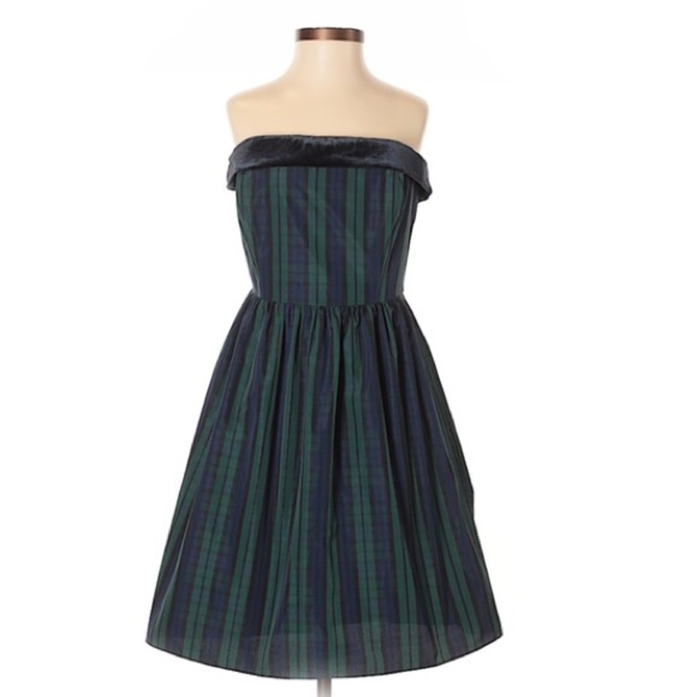 Vineyard Vines blackwatch plaid cocktail dress